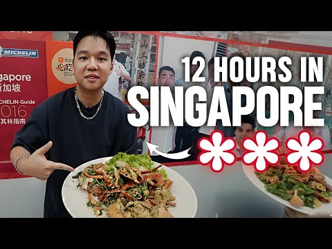 12hrs in SINGAPORE - Where A 3 MICHELIN Chef EATS ft. Peking Duck, Michelin Noodles & Chili Crab