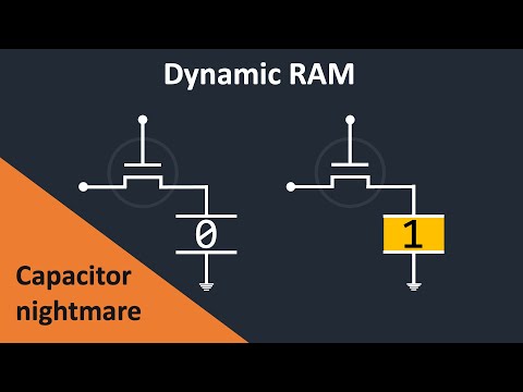 Capacitors are terrible at remembering data. But for this reason we continue doing it.