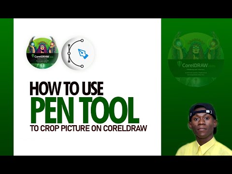 HOW TO CROP PICTURE USING PEN TOOL | IN CORELDRAW #2022