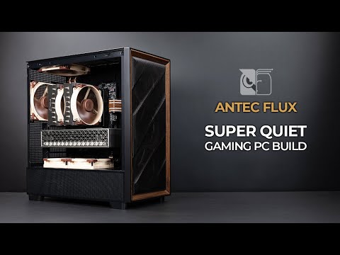 Quiet Noctua Gaming PC Build | NH-D15 G2 | Antec Flux | 9800X3D & RX 9070 XT | T-Create Expert