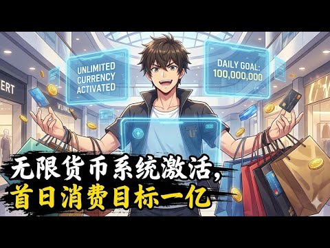 无限货币系统激活，首日消费目标一亿！#漫画 #小说 #玄幻