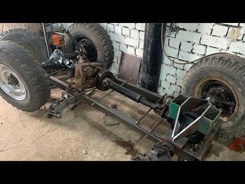UAZ mini tractor axles