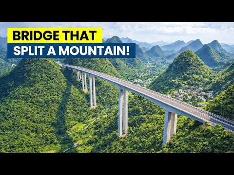Inside the Chinese Project That Split a Mountain in Half to Build a Bridge