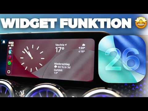 Apple CarPlay iOS 26 – NEUE Funktionen & Widgets im Mercedes