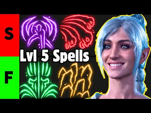 BEST LEVEL 5 SPELLS in Baldur's Gate 3 Tier List