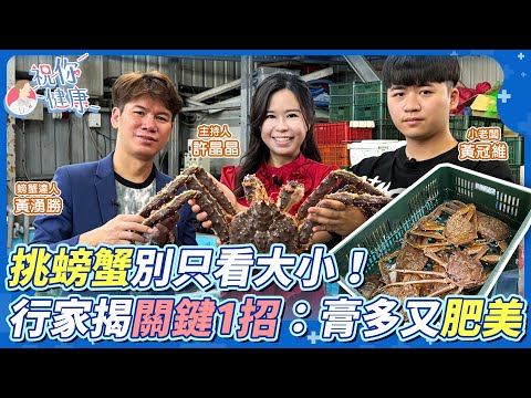 挑螃蟹不踩雷！三點蟹、花蟹、石蟳誰最好吃？討海人愛吃「這1種」！選蟹別只看大小 達人教「按1地方」：保證肥滋滋｜吃爆帝王蟹、松葉蟹！拆蟹、吃法大公開 「牠」肉質最鮮甜｜祝你健康