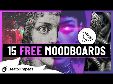 15 FREE Midjourney Moodboards (and tips!)