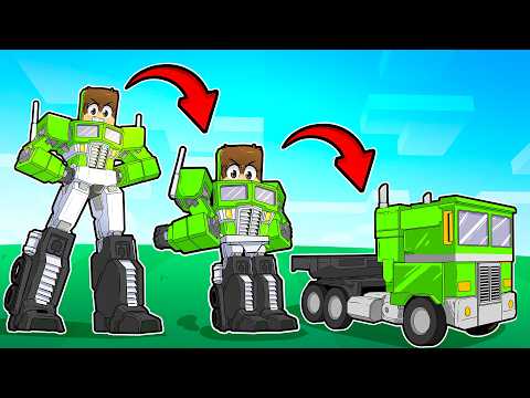 Evolving as an TRANSFORMERS In Minecraft