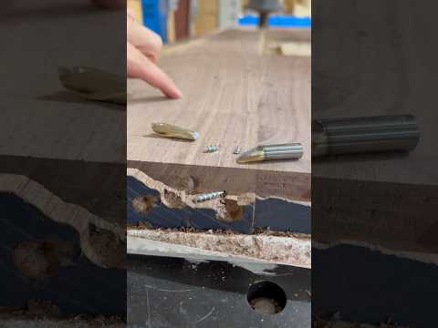 Dangerous CNC Accident!! #woodworking #cicworkshop