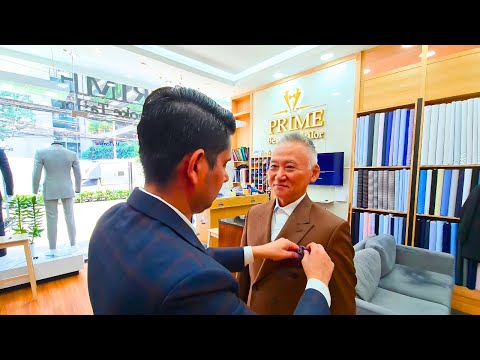 CUSTOM MEN SUITS IN THAILAND (start to finish)