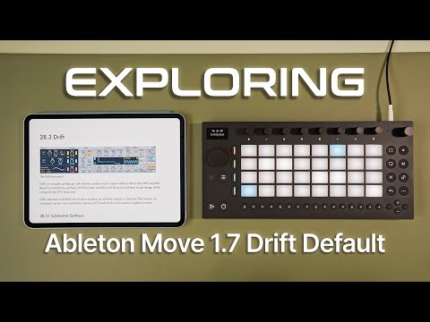 Ableton Move 1.7 - Full Drift Synth Tutorial: Every Parameter Explained