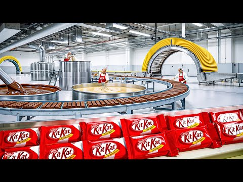 How Kit Kat's Are Made in Factory