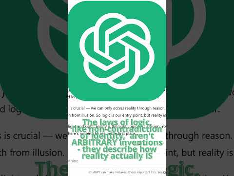 What Comes First: Logic or Reality? ChatGPT Explains