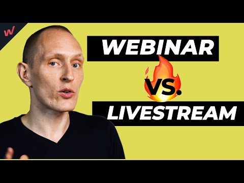 Webinars vs. Livestreaming vs. Online Meetings - What's the Difference?