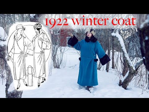 making a 1922 winter coat