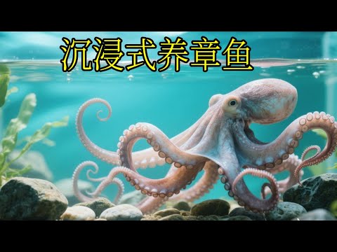 沉浸式养章鱼，将菜市场买的章鱼放在家养，不料章鱼生气的时候竟然会扔垃圾，太好玩啦！