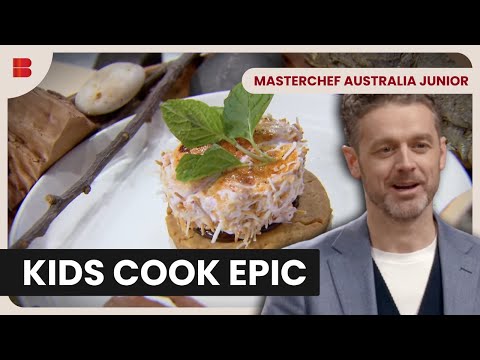Junior MasterChef Kids Enter Epic Kitchen | MasterChef Australia Junior