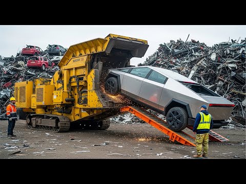 35 Most Dangerous Car Crushing & Shredding Machines That Obliterate Everything | Scrap Processing #9