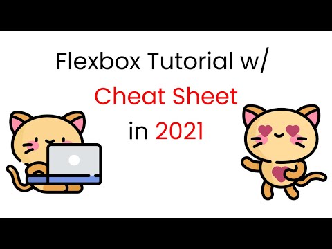 Complete Flexbox Tutorial with Cheat Sheet 2021 ποΈ|| CSS Flex Box 2021
