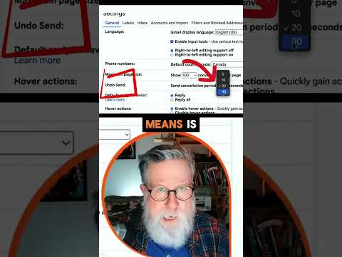 Undo Send in Gmail