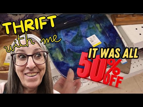 I SHOPPED ON 50% OFF DAY at Savers - Thrift With Me
