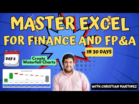 Master Excel for Finance & FP&A - Day 2 | How to Create a Waterfall Chart