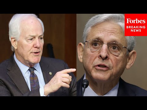 'I Think You Can Answer That -- Yes Or No?': Garland Confronted Over School Board Memo By Cornyn
