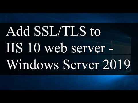 How to add SSL/TLS certificate to IIS web server | Windows Server 2019 | Windows Server 2022