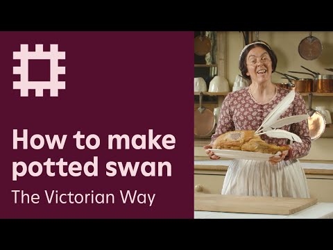 How to make potted swan - The Victorian Way