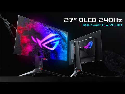 This 27" OLED 4K 240HZ Is Insane! ASUS ROG Swift PG27UCDM