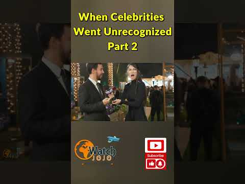 When Celebrities Went Unrecognized part 2