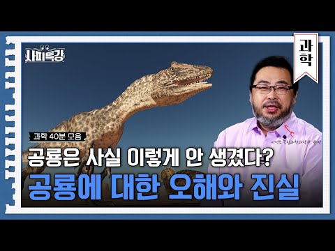 (40분) 쥬라기 공원은 정말 영화속에만 있을까? 이정모 관장님의 특별한 공룡이야기｜사피특강