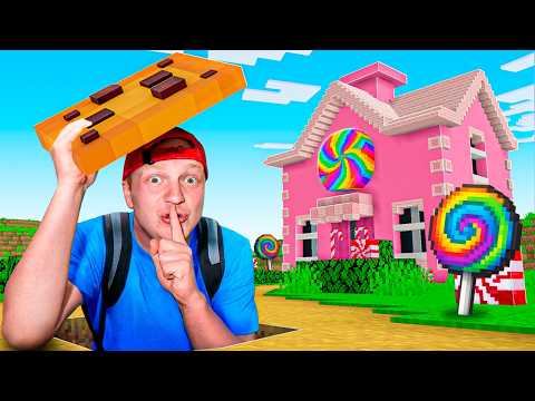 10 Ways to SNEAK Into a Candy Store in Minecraft!