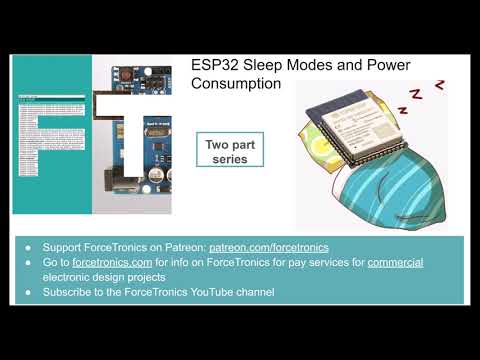 ESP32 Sleep Modes and Power Consumption