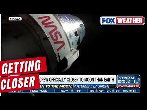 Artemis II Crew Officially Closer To The Moon Than Earth