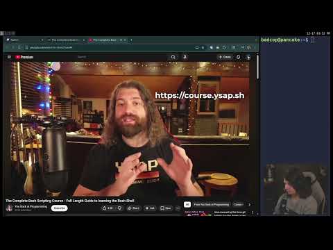 [ep. 1] learning bash from dave eddy's Complete Bash Scripting Course