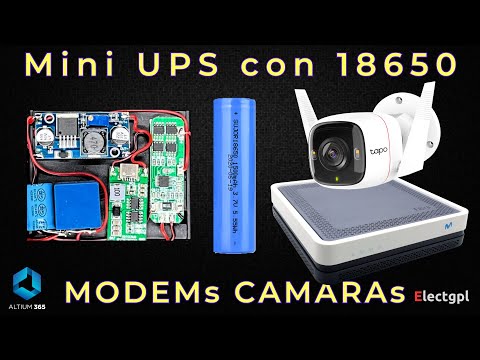 Mini UPS for Cameras and Modems | 18650 Battery BMS Charger | Sponsor Altium365