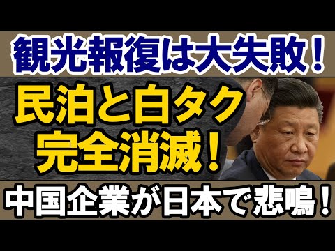 「旅行制限」から1ヶ月！民泊、白タク、免税店が消えた！日本国内の中国ビジネス“崩壊”が始まった！