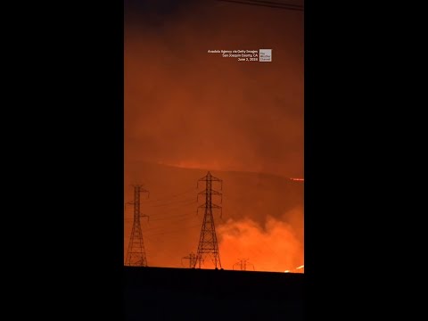 California Wildfire Destroys Home, Scorches Huge Area