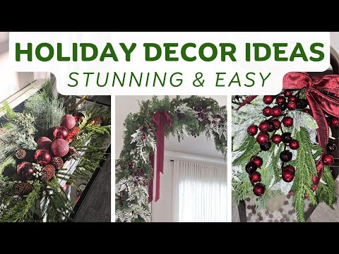 Easy + Elegant Holiday Decor - Simple DIYs for a Festive Home