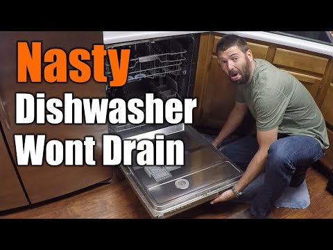 Easy Fix For Dishwasher That Wont Drain | THE HANDYMAN
