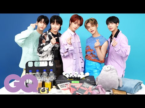 TOMORROW X TOGETHER（투모로우바이투게더）の人生に欠かせない10のアイテム | 10 Essentials | GQ JAPAN