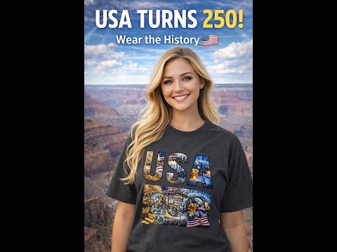 USA 250 American History T-Shirt | Patriotic 250th Anniversary Apparel