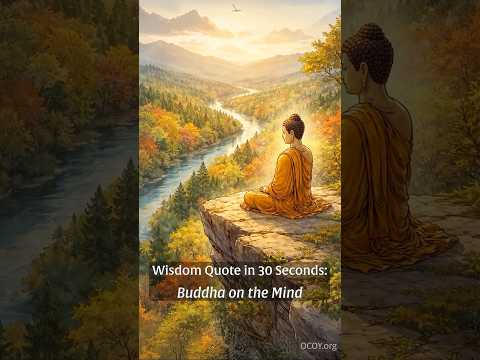 Tame the Mind, Find Peace – Buddha (30-Second Wisdom)