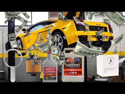 How Much Does a Lamborghini Oil Change Cost @Lamborghini Gallardo Oil change