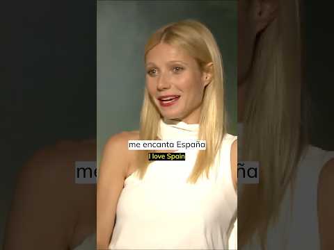 Gwyneth Paltrow's Castilian Spanish  🤩🇪🇸