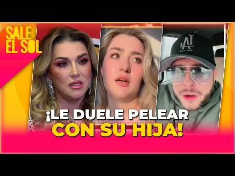 ¡Alicia Villarreal DOLIDA por los ATAQUES de su hija, Melenie Carmona contra ella y su NOVIO, Cibad!