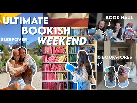 Ultimate bookish weekend: 5 bookstores, 2 book hauls, and 50 minutes of chaos!