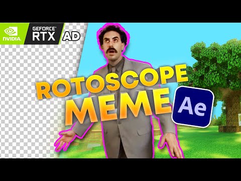 How To Edit Rotoscoped Memes (After Effects/Premiere Pro)