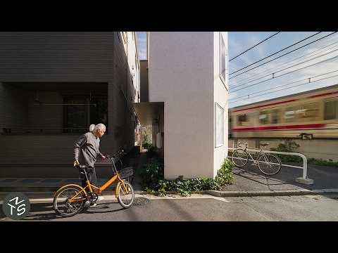 Tiny Tokyo Home Built On Super Narrow Lot, 33sqm/355sqft